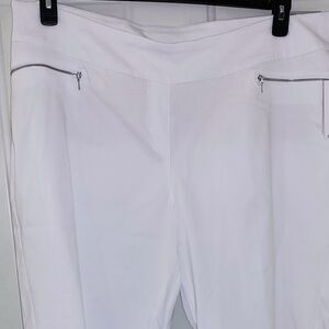 White Cropped Pants
